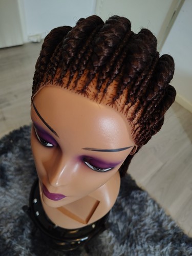 Cornrow braided wig box - braided, wig,