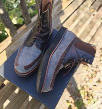 GRENSON 4 men's gray suede