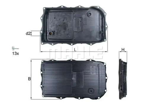 Gearbox oil pan - oil,
