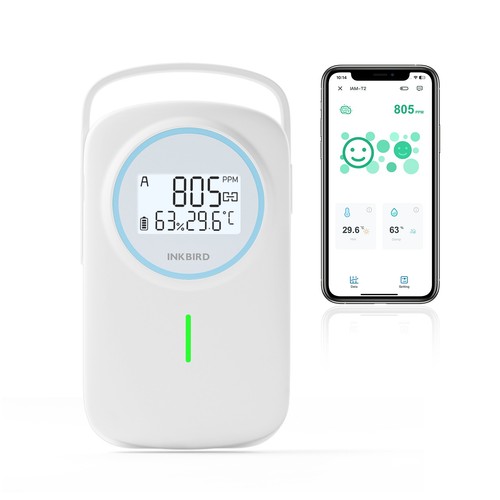 Inkbird bluetooth co2 detector - inkbird,