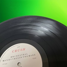 OMD - Crush LP 1985 UK Virgin V2349 1st Press Orchestral Manoeuvres in the Dark