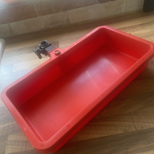 Octoplus red bowl side tray - red,