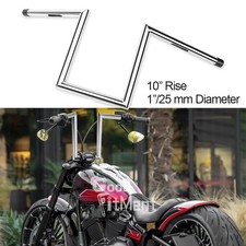 10" Rise 25 mm Chrome