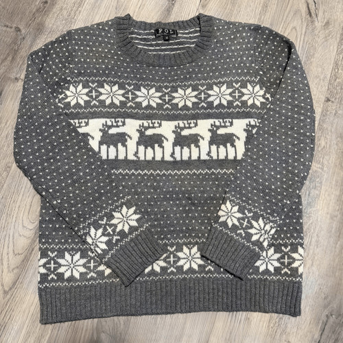 Pol gray nordic snowflake - gray,