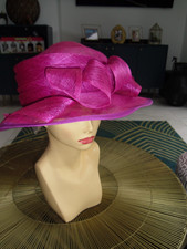 smart ladies cerise hat studio