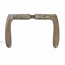 Door Handle Old 1920S Nickel