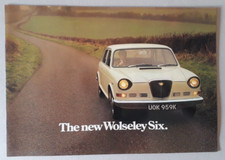Wolseley Six Saloon Brochure