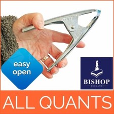 50mm EASY OPEN Strong Metal Market Stall Clips Spring Clamps Camping Tarpaulins