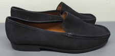 Clarks black nubuck suede