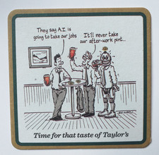 Beer mat.Timothy Taylor
