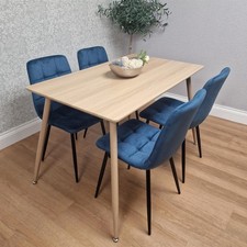 Wooden oak Effect Dining Table