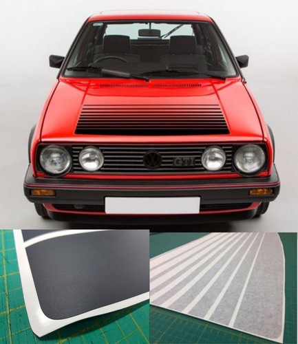 Mk2 golf bonnet decals - golf,