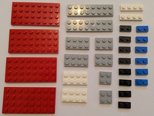 Lego flat thin bricks - flat/thin,
