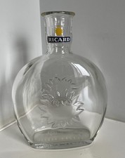 French Ricard Water Carafe/Bottle with Classic Sun Pattern 