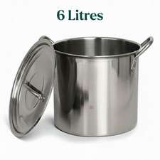 6 Litre Deep Stainless Steel