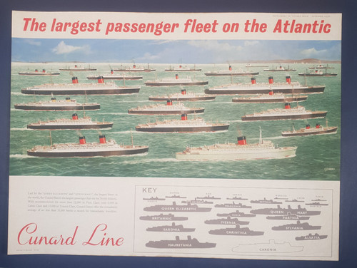 Original 1956 cunard line - 1956,