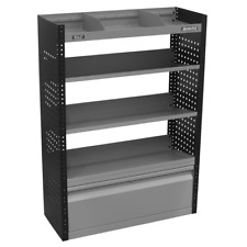 Sealey APMSVCOMBO2 Modular Slanted Shelf Van Shelving Organiser Storage System
