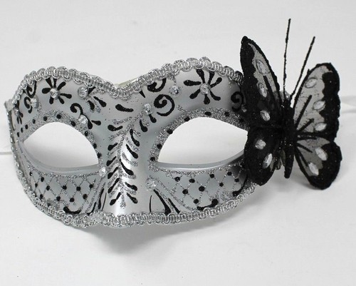 Black silver jewelled - &,