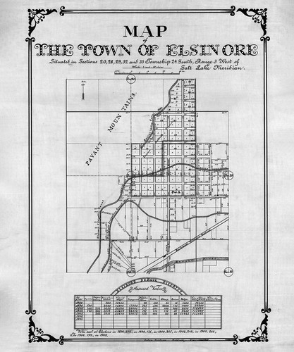 1915 map the town of - town,