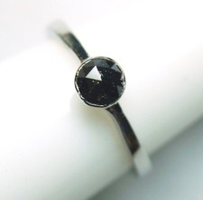 0.47ct Natural Black Rose cut