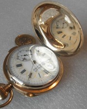 14k Swiss pocket chronograph