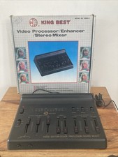 King Best Video Processor / Enhancer / Stereo Mixer KBMX-3 Working Boxed