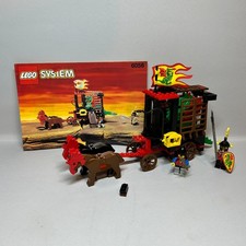 Vintage LEGO Castle Set 6056 Dragon Wagon COMPLETE with Instructions NO BOX
