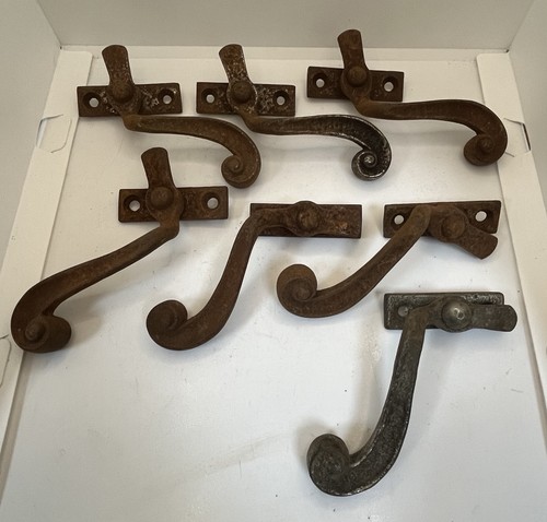 Antique metal scroll - antique,