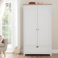 Verona Wardrobe White & Oak