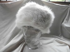 M&S LADIES FAUX FUR CREAM HAT