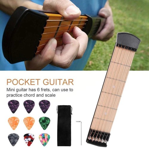 Pocket guitar fret portable - pocket,