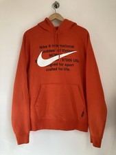 Nike Hoody International Goddess Of Victory Hoodie Orange Size S (fits Like M)