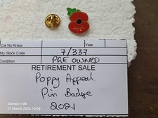 Poppy¹ Remembrance Enamel Pin