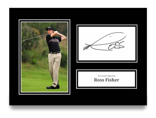 Ross fisher signed photo - fisher, a4