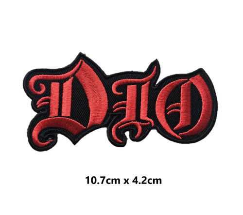 Dio embroidered sew patch - sew-on,