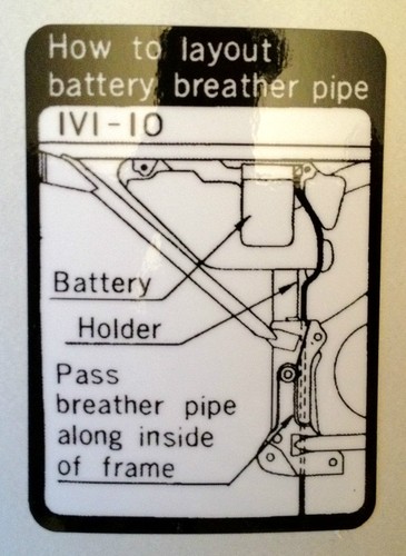 Yamaha rsx100 battery breather - yamaha,