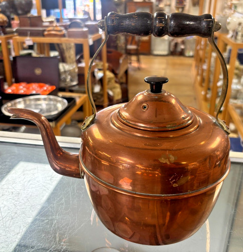 Antique copper swan neck - swan,