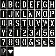 2/3/4/5inch Letter Stencils