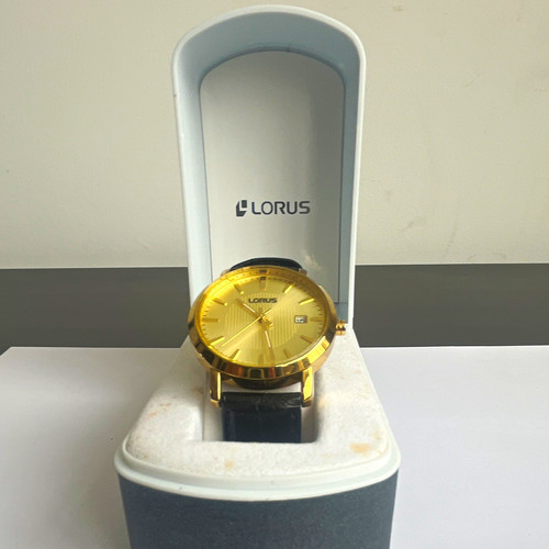 Lorus quartz gold - gold, dial