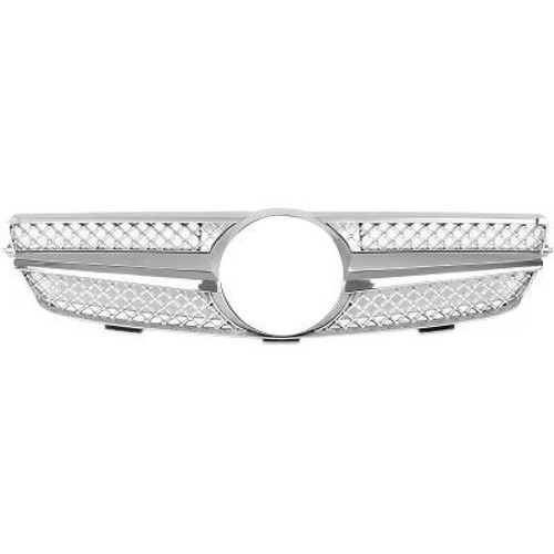 Radiator grille chrome - radiator, silver