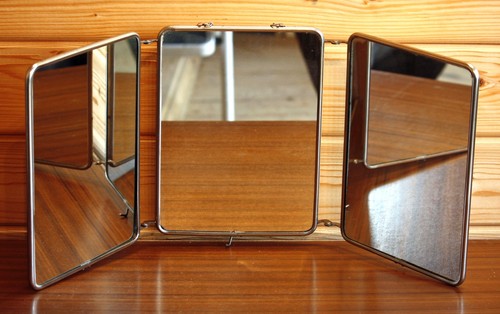 Vintage french vanity mirror - french,