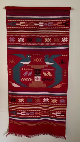 Vintage guatemalan tapestry - vintage,