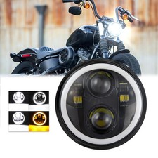 5.75" Black LED Motorcycle