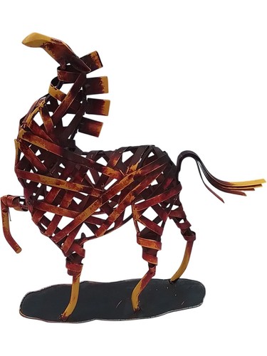 Artistic metal horse sculpture - horse,
