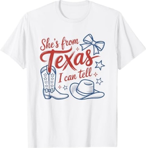 She from texas can tell - she's, i