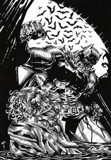 ORIGINAL COMIC ART, 8 x 12