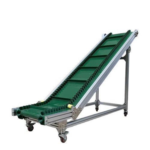 Inclined pvc belt conveyor - pvc,