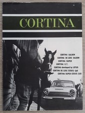 Ford Cortina MK 1 Range Brochure 1963 - Super  De Luxe  GT  Lotus