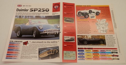 Daimler sp250 roadster - daimler,