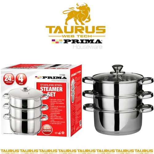 Steamer set stainless - cm,